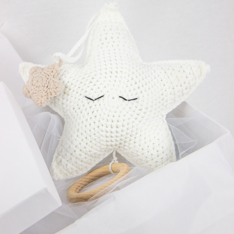 Musical Little Star Crochet Cotton - Baby Gift