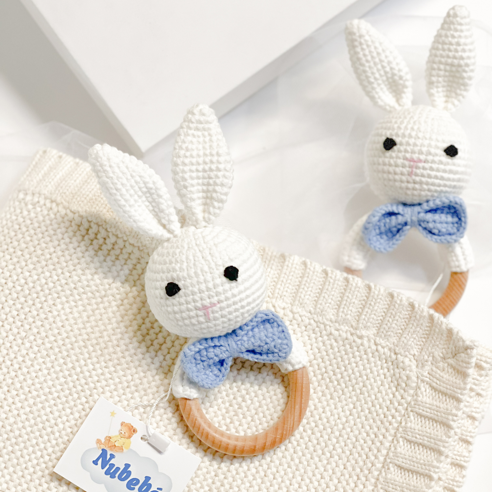 Bunny Rattles - Musical Toy