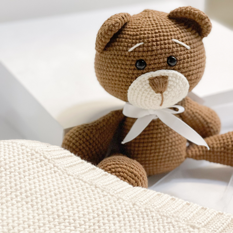 Bear Crochet Toy - Baby Gift Box